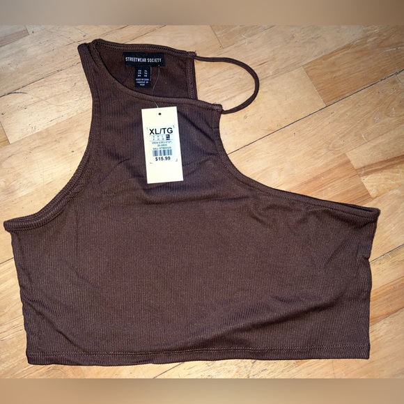 Streetwear Society crop top & flare pants, size L/XL, NWT - Picture 10 of 10